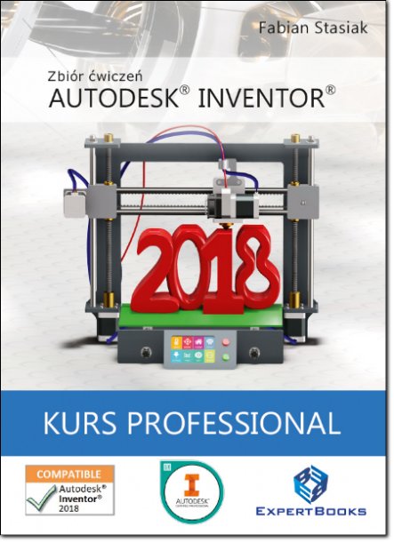 Książki do nauki Inventora 2018, książka Inventor 2018, fabian stasiak