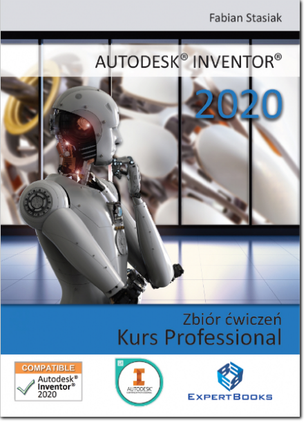 Ksiażki do nauki Inventora, książka Inventor, fabian stasiak, kurs professional