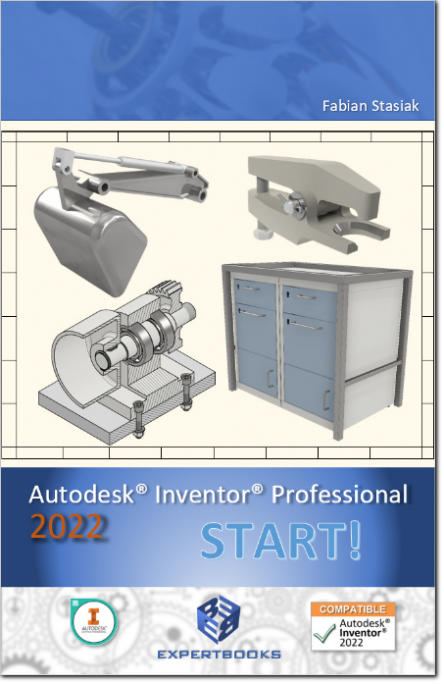 Książki do nauki Inventora 2022, książka Inventor 2022, fabian stasiak, kurs podstawowy